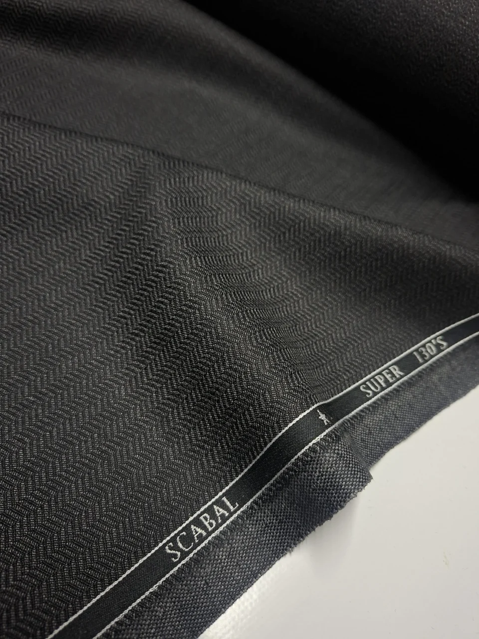 Grey herringbone